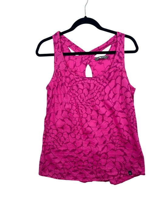 The North Face Tops - ✨3/$30 The North Face Womens Pink Patterned Tank Top M Keyhole Back